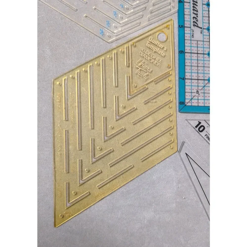 Quilting Rulers Templates Lot of 9 Creative Grids Omnigrid Easy Center Hexagon